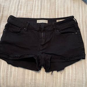 Black Denim Shorts